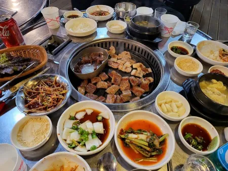 장대포연탄불고기