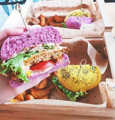 The flower burger